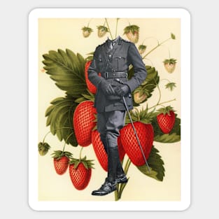 Major Strawberry Sticker